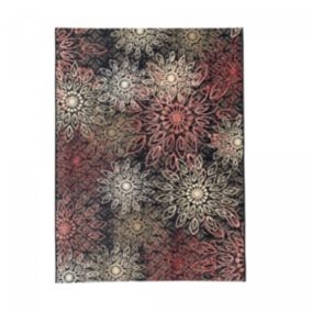 Tapis extérieur tissé kilim rectangle ORADE, multicolore