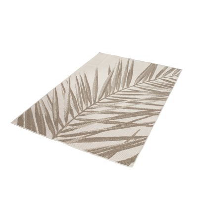 Tapis extérieur Elche L.170 x l.120 cm beige