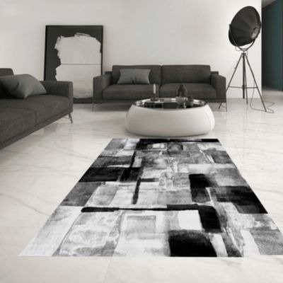 Tapis FACE Gris, Dimension: 80x150