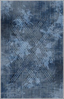 Tapis FISUN Bleu, Dimension: 200x300