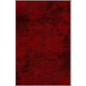 Tapis FISUN Rouge, Dimension: 160x230