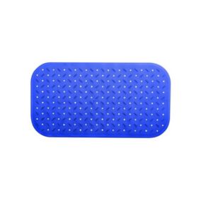 tapis Fond de baignoire antidérapant Caoutchouc CLASS 36x65cm Bleu MSV