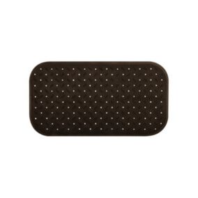 tapis Fond de baignoire antidérapant Caoutchouc CLASS 36x65cm Chocolat MSV