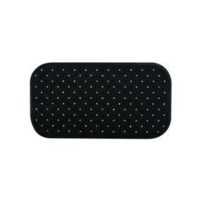 tapis Fond de baignoire antidérapant Caoutchouc CLASS 36x65cm Noir MSV