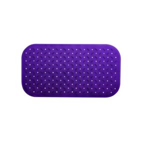 tapis Fond de baignoire antidérapant Caoutchouc CLASS 36x65cm Violet MSV