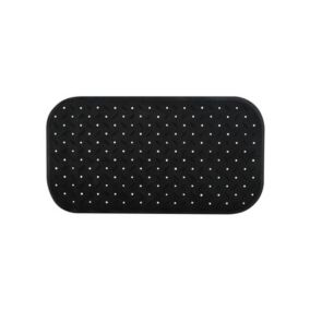 Tapis Fond de baignoire antidérapant Caoutchouc CLASS 36x76cm Noir MSV