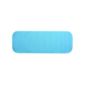 Tapis Fond de baignoire antidérapant Caoutchouc CLASS 36x97cm Bleu Ciel MSV