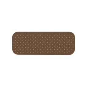 Tapis Fond de baignoire antidérapant Caoutchouc CLASS 36x97cm Chocolat MSV