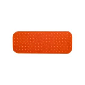 Tapis Fond de baignoire antidérapant Caoutchouc CLASS 36x97cm Orange MSV