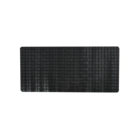 Tapis Fond de baignoire antidérapant Caoutchouc QUADRO 36x76cm Noir MSV