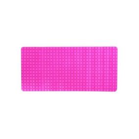 Tapis Fond de baignoire antidérapant Caoutchouc QUADRO 36x76Cm Rose Fuschia MSV