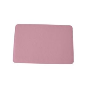 Tapis fond de baignoire Caoutchouc 35x74cm Rose MSV