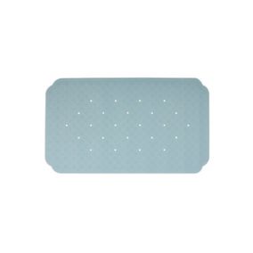 Tapis Fond de baignoire Caoutchouc RUBY 70x40cm Bleu Froid Spirella