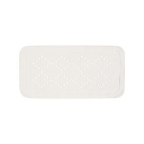 Tapis Fond de baignoire PVC ALASKA 71x36cm Blanc Spirella