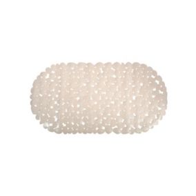 Tapis Fond de baignoire PVC GALETS 39x99cm Beige MSV