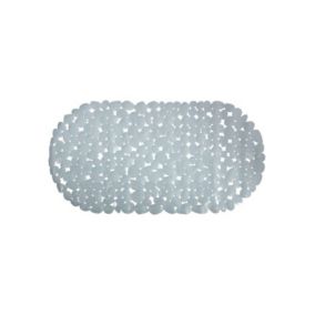 Tapis Fond de baignoire PVC GALETS 39x99cm Gris MSV