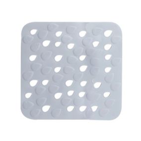 Tapis Fond de douche PVC DROPS 54x54cm Blanc Spirella