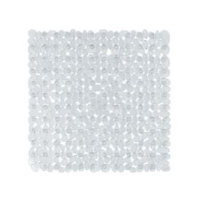 Tapis Fond de douche PVC RIVERSTONE 54x54cm Clair Spirella