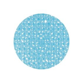 Tapis Fond de douche rond PVC RIVERSTONE 57cm Bleu Clair Spirella