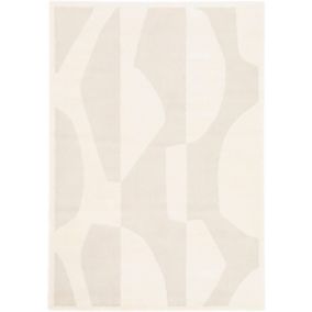 Tapis formes géométriques Cocoon beige L.170 x l.120 cm Balta