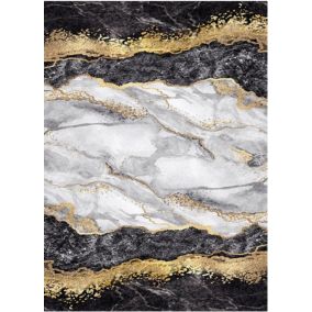 Tapis GOLD, Black, Dimension: 80x150