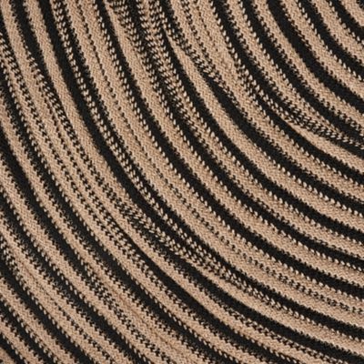 Tapis GoodHome beige et noir ø150 cm