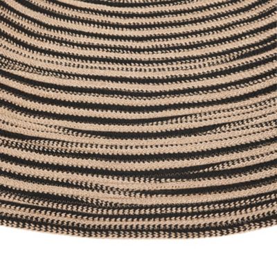 Tapis GoodHome beige et noir ø150 cm