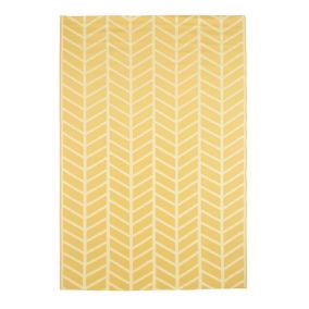 Tapis GoodHome cocoon jaune 160 x 230 cm