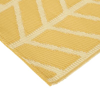 Tapis GoodHome cocoon jaune 160 x 230 cm