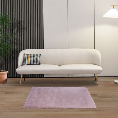 Tapis GoodHome Manzo 60 x 90 cm rose