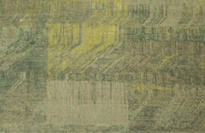 Tapis graphique - 160x230 - bleu/jaune/rose/brun - polyester