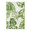 Tapis Grenada motif feuille 100 x 150 cm vert