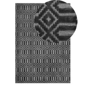 Tapis gris foncé 140 x 200 cm ADATEPE