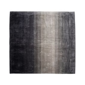 Tapis gris-noir 200 x 200 cm ERCIS