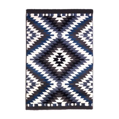Tapis Gypsy bleu 150 x 200 cm