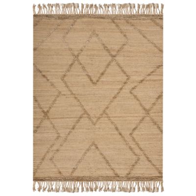 Tapis HANDERE Beige 160 x 230 cm Jute