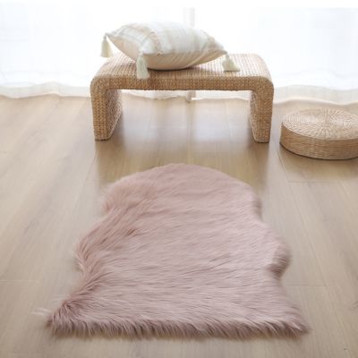 Tapis Hegoa rose pale 60 x 90 cm GoodHome