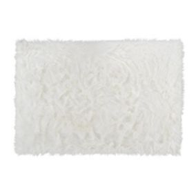 Tapis imitation peau de mouton SHEEP - 120 x 170 cm - blanc