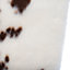 Tapis imitation peau de vache blanc et marron L.100 x l.94cm