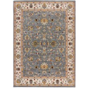 Tapis intérieur ATTICGO argent rectangulaire classique 140x200 cm CLASSIC