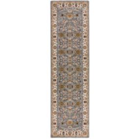 Tapis intérieur ATTICGO argent rectangulaire classique 67x250 cm CLASSIC