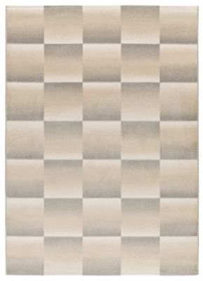 Tapis intérieur ATTICGO argent rectangulaire géométrique 160x230 cm SENSATION