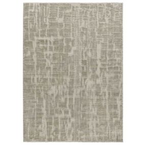 Tapis intérieur ATTICGO argent rectangulaire scandinave 120x170 cm LIMA