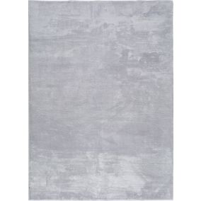 Tapis intérieur ATTICGO argent rectangulaire uni 160x230 cm LOFT