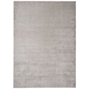 Tapis intérieur ATTICGO argent rectangulaire uni 80x150 cm MONTANA