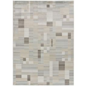 Tapis intérieur ATTICGO beige rectangulaire géométrique 135x195 cm LEGACY