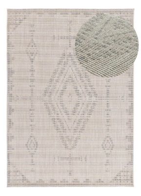 Tapis intérieur ATTICGO beige rectangulaire éthnique avec relief 77x150 cm ELEMENT