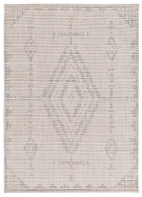 Tapis intérieur ATTICGO beige rectangulaire éthnique avec relief 77x150 cm ELEMENT