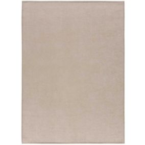 Tapis intérieur ATTICGO beige rectangulaire uni 120x170 cm HARRIS