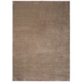 Tapis intérieur ATTICGO beige rectangulaire uni 140x200 cm MONTANA